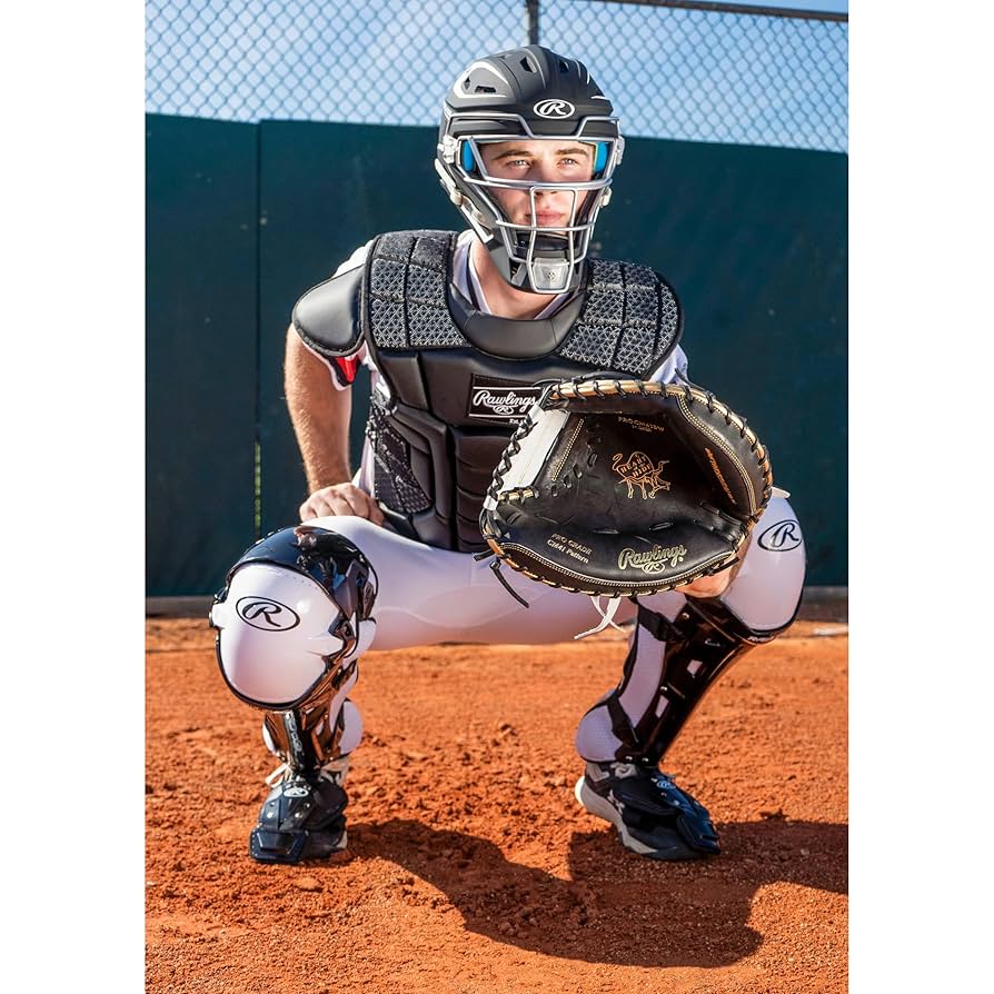 Rawlings キャッチャーレガース 黒 大人用 楽天市場】ローリングス（キャッチャー防具｜野球・ソフトボール